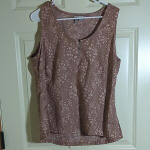 Royal Robbins Pink Fitted Sleeveless Tank Top